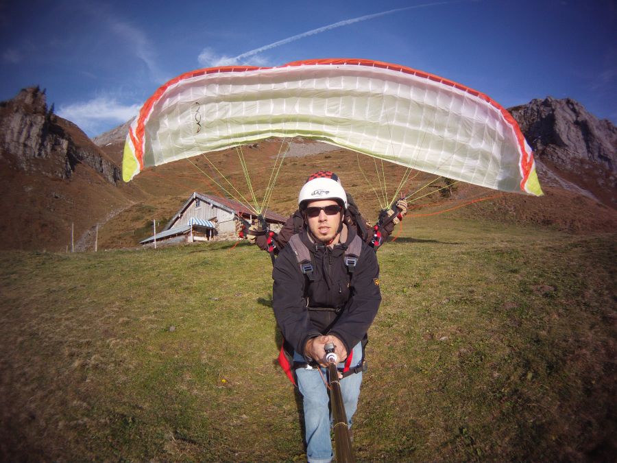 Launch site Haerzlisee Brunni Paragliding Engelberg